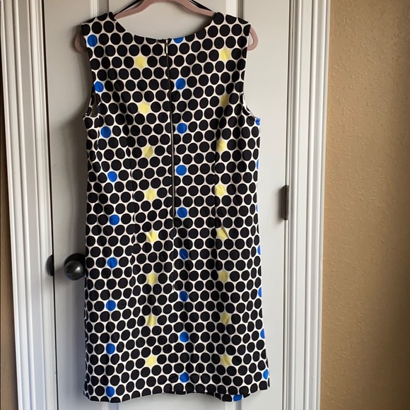 Worthington Polka-Dot Scoop Neck Dress - Picture 5 of 7